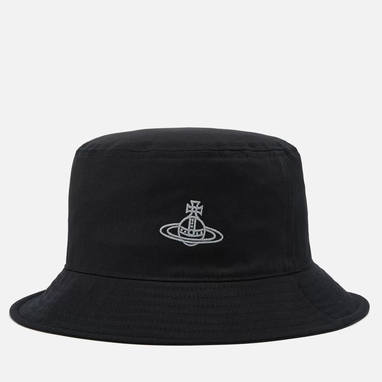 Logo-Embroidered Cotton Bucket Hat*Vivienne Westwood Store