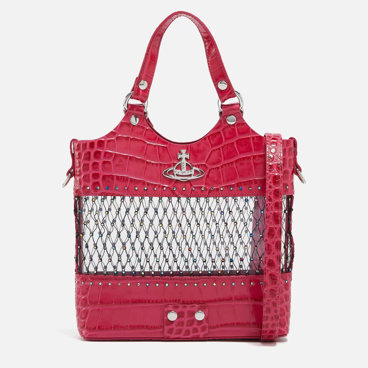 Roxy Embellished Mesh And Leather Tote Bag*Vivienne Westwood Online