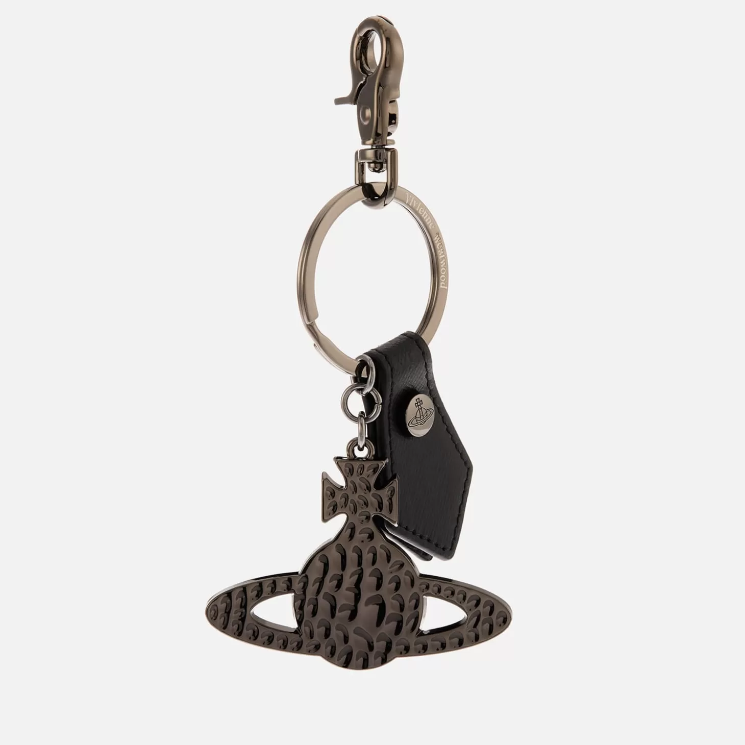 Women's Debbie Hammered Orb Keyring - Black*Vivienne Westwood Discount