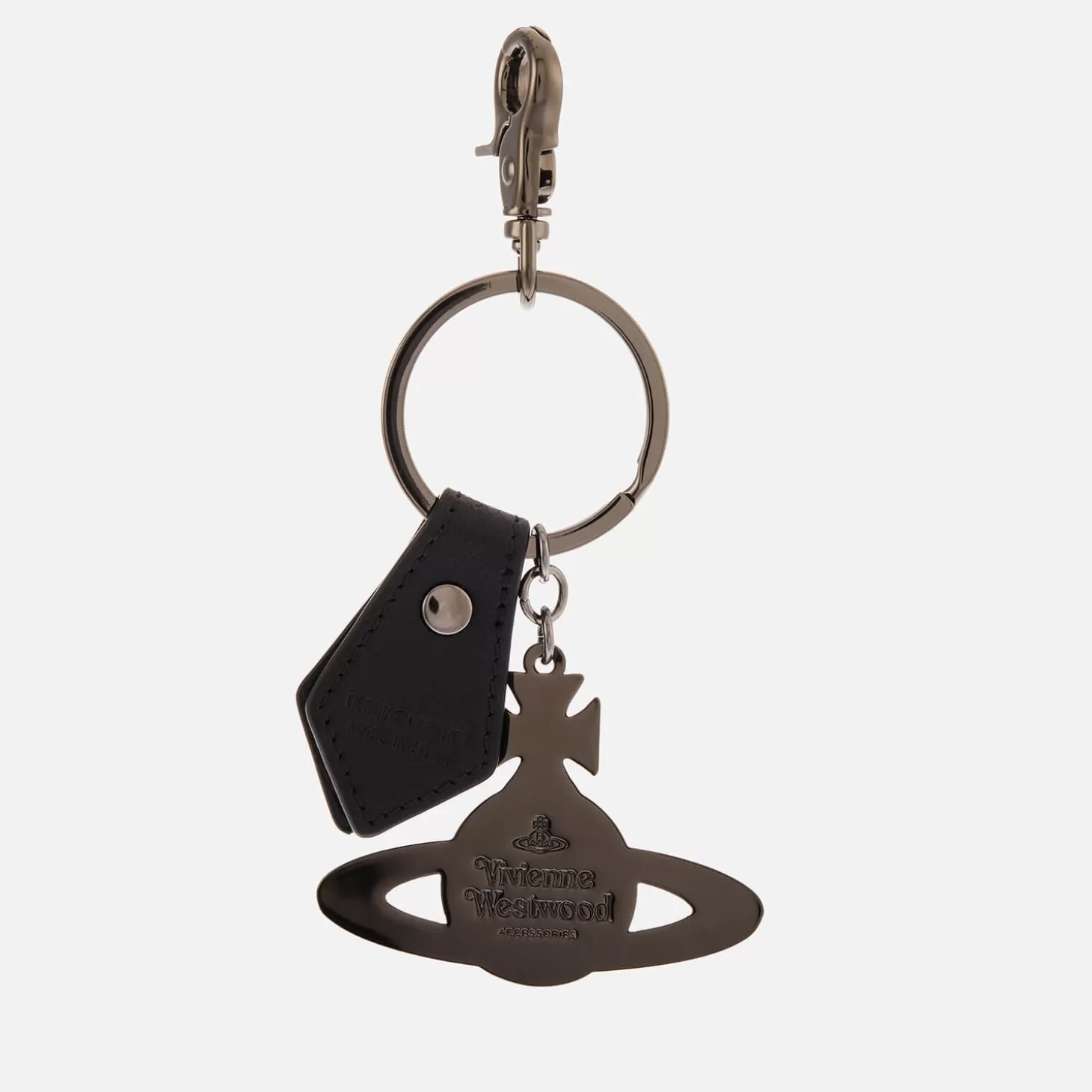 Women's Debbie Hammered Orb Keyring - Black*Vivienne Westwood Discount