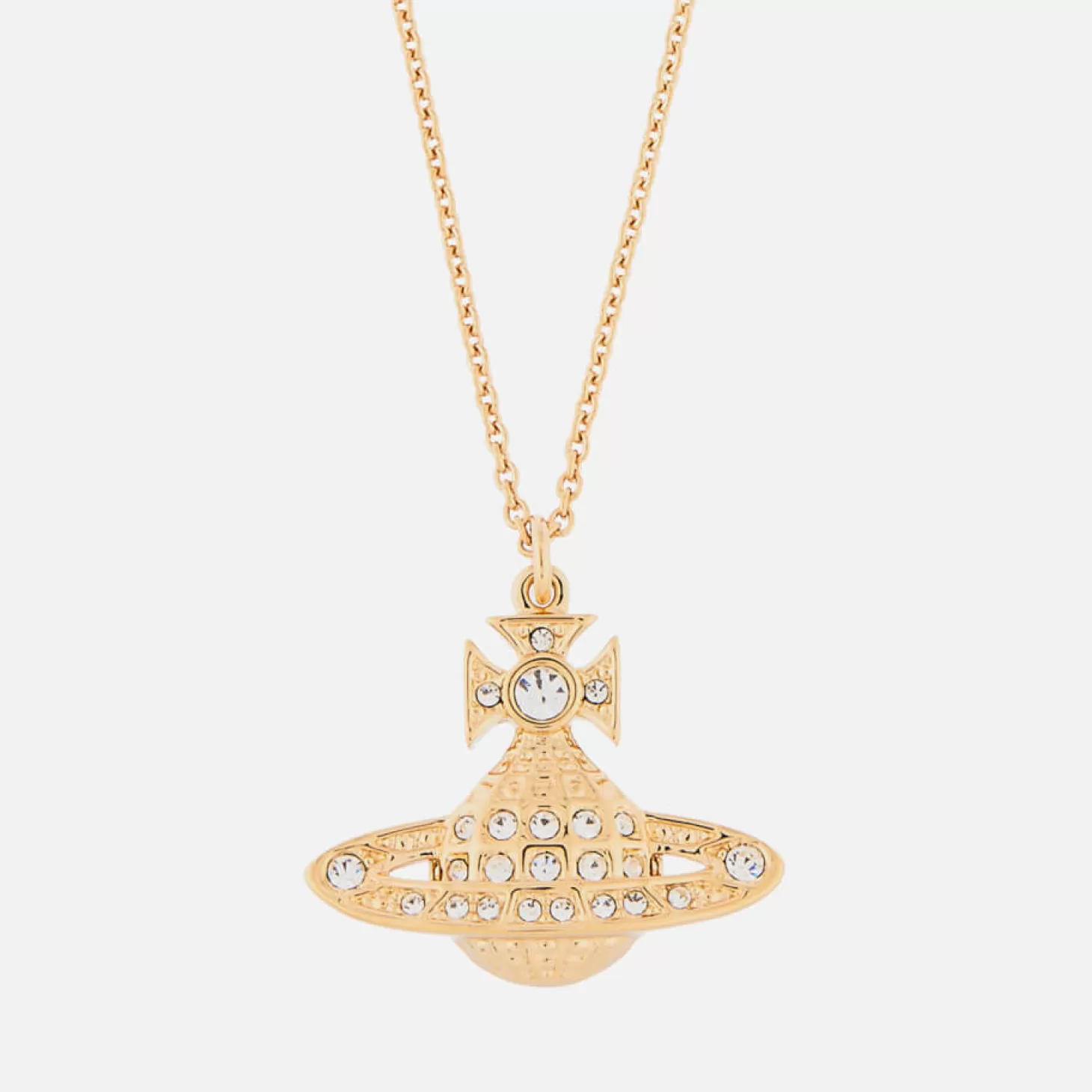 Women's Minnie Bas Relief Pendant - Gold Crystal*Vivienne Westwood Cheap